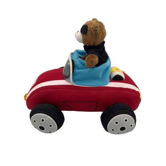 Top Gund Baby Stuffed Animal Sports Car Teddy Bear Driver Plush Toy Light Up - Picture 6 of 8